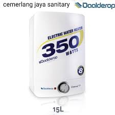 Ukurannya yang ringkas membuatnya mudah untuk disimpen dan dibawa. Water Heater Daalderop 15 Liter 350 Watt Pemanas Air Daalderop Shopee Indonesia