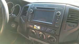 How To Remove Radio Navigation Cd Player From Toyota Tacoma 2013 For Repair Youtube