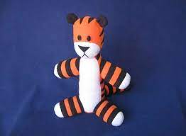 Make Your Own Stuffed Hobbes Free Pattern Stuffed Animal Patterns Sewing Stuffed Animals Plush Pattern