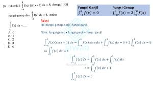 Diagram panah fungsi g = {(1, a), (2, b), (3, b)} diperlihatkan pada gambar (b). Solvemath On Twitter Integral Fungsi Ganjil Dan Fungsi Genap