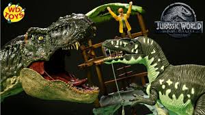 There are also battles between hybrid dinosaurs like. New T Rex Vs Indoraptor Terra Battat Acrocanthosaurus Jungle Expedition Jurassic World Godzilla Toys New Jurassic World