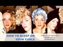 How To Sleep On Your Curls 4 Ways To Protect Your Curls Overnight Youtube Overnight Hairstyles Overnight Curls Curly Hair Overnight