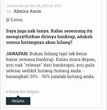 Saya dengan hormatnya merujuk kepada perkara di atas. Harta Dan Aset Apakah Yang Akan Dibekukan Setelah Seseorang Itu Jatuh Bankrap Lawyerment Answers