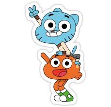 Gumball And Darwin Sticker And Darwin Gumball Sticker Cartoon Stickers Cloud Stickers Gumball