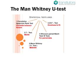 Ignoring the signs of the numbers, rank the differences in order of magnitude, then sum the ranks separately for the positive differences and the negative differences. Mann Whitney U Test Statistics