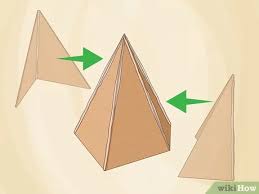 ♥︎ diy ♥︎ what could be more delightful than receiving a gift in a handmade paper box? 3 Ways To Build A Model Pyramid Wikihow