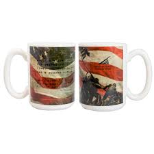 Four things support the world: Iwo Jima Uncommon Valor Mug Marine Corps Museum Store
