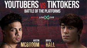 We've seen youtubers face off in the ring before, but this showdown pits them against tiktokers in an event headed up by austin mcbroom of the ace family. Vnooc9wlbwjoem