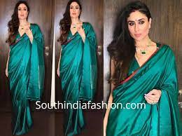 Kareena Kapoor S Festive Look South India Fashion Saree Looks Kareena Kapoor Saree Saree Look