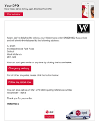 The information includes phone numbers. Dpd Tracking Number Example