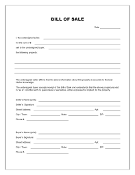 For buyers, a bill of sale can help determine the vehicle registration. Free Blank Bill Of Sale Form Pdf Word Do It Yourself Forms