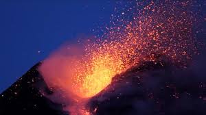 Its base has a circumference of about 93 miles (150 km). Spectacular Footage Shows Fiery Mt Etna Eruption