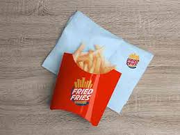 Download Free French Fries Box Mockup PSD Mockup Templates