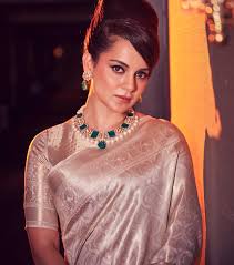 Kangana Ranaut | This weave and emerald jewellery I got specially  customised for my fourth national award ceremony but that got delayed  because of covid ….... | Instagram