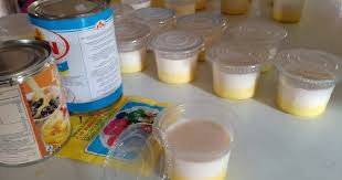 13 kuning telur 3 putih telur 1 sdt cake emulsifier 80 gr tepung terigu 40 gr susu bubuk 125 gr m. 82 Resep Puding Cup Nanas Enak Dan Sederhana Ala Rumahan Cookpad
