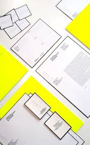 Black And White Brand Identity Lumm By Ariadna Vilalta White Neon Yellow And Black Edging Letterhead Design Graphic Design Branding Graphic Design Collection