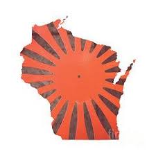 Memorial Union Terrace Chair In Wi State Outline Framed Print By Maren Misner Framed Art Prints Framed Art Fine Art America