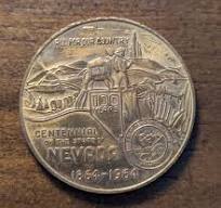 1964 Centenaire de la bataille de l'État du Nevada, né All ...