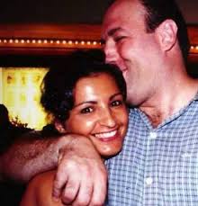 Awesome candid photo of James Gandolfini and Kathrine Narducci ♥️♥️ Miss  him 💔 #TheSopranos