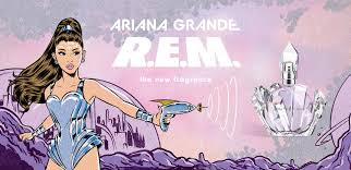 I scanned the painting i created of the rem perfume bottle and printed on super quality paper. Designer Parfums Ariana Grande