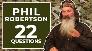 In his new book, phil robertson exposes the 10 essential deceptions and schemes the devil has order. Phil Robertson Answers 22 Questions About Himself Youtube