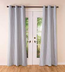 Shop for grommet striped curtains at bed bath & beyond. Thermalogic Insulated Ticking Stripe Grommet Top Curtain Pairs Plowhearth