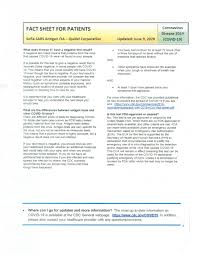 Rapid Covid Test Fact Sheet Urgent Care Clinic Of Oxford