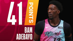 Jul 27, 2021 · adebayo went on to help the heat reach the nba finals in 2020 and popovich acknowledged that perhaps the power forward should have made the team. Bam Adebayo Drops Career High 41 Pts On The Road Youtube