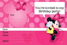 Birthday Party Invitations Online Minnie Mouse Printable Party Invitation Template Invitations Online Minnie Invitations Minnie Mouse Invitations Minnie Mouse Birthday Invitations