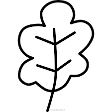 Leaf and leaves theme coloring pages suitable for toddlers, preschool and kindergarten. Oak Leaf Coloring Page Ultra Coloring Pages