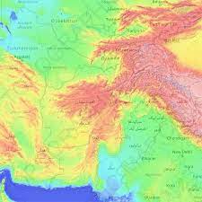 It is also sometimes included as part of the middle east or central asia. Afghanistan Topographic Map Elevation Relief