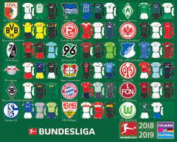 Clubes com títulos da bundesliga. Confira Todas As Camisas Dos Clubes Do Campeonato Alemao 2018 19 Show De Camisas