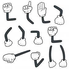 Vector Set Of Cartoon Arms Cartoon Legs Hand Reference Old Cartoons
