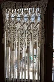 Macrame Curtain Tapices De Macrame Cortina De Macrame Cortinas Artesanales