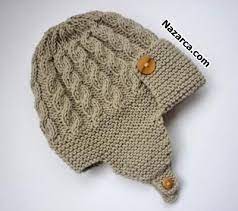 Sis Orgu Ile Pilot Cocuk Sapkasi Ormek Nazarca Com Baby Knitting Patterns Orgu Bebek Sapka Modelleri