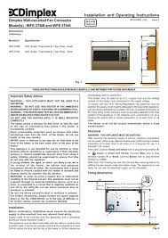 The heater is hot when in use. Wfe Instructions Glen Dimplex Ireland