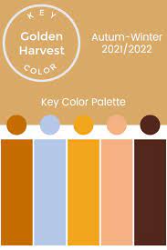 Key Color Golden Harvest A W 2021 22 Color Trends Palette Color Trends Fashion Fall Color Trend Color Trends