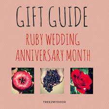 Rubies make a great gift for him and for her. Ruby Wedding Anniversary Gift Ideas Gifts For A 40th Anniversary