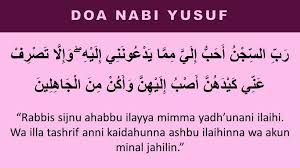 Cara mengamalkan doa nabi yusuf. Doa Nabi Yusuf Bacaan Arab Latin Terjemahan Dan Manfaatnya