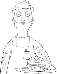 Dogs love to chew on bones, run and fetch balls, and find more time to play! Bob Belcher Para Colorear Imprimir E Dibujar Dibujos Colorear Com