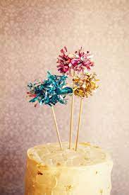 Festive Firework Cake Topper Diy Bloved Blog Diy Cake Topper Fireworks Cake Cake Topper Tutorial