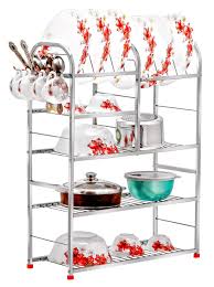 Find here modular kitchen cabinets, modern kitchen cabinets manufacturers, suppliers & exporters in india. Winstar Stainless Steel 5 Layer Wall Mount Kitchen Dish Rack Utensils Rack With Plate