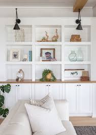 Beach House Living Room Built In Shelves Shelf Styling Interiordesign Homedeco Built In Shelves Living Room Living Room Built Ins Living Room Cabinets