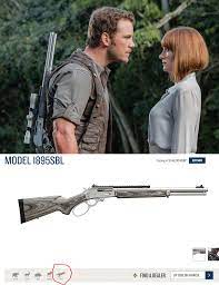And jurassic park was a big event for me. In Jurassic World Owen Chris Pratt Uses A Marlin Model 1895sbl On Marlin S Website They Recommend This Rifle For Hunting T Rex Moviedetails