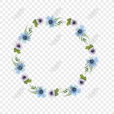 Flower vector png image purepng free transparent cc0 bunga. Vector Cartoon Flat Blue Flower Plant Border Png Image Psd File Free Download Lovepik 610794651