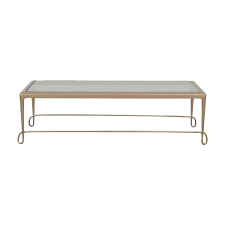 Barbara barry for baker furniture neoclassical mahogany dining table, refinished. 86 Off Barbara Barry Barbara Barry Glass Top Coffee Table Tables