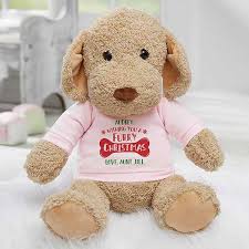 Personalized stuffed animals made from finest materials available at shockingly low prices. Furry Christmas Personalized Christmas Plush Dog Stuffed Animals