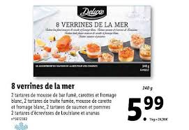 Offre 8 Verrines De La Mer Deluxe Chez Lidl