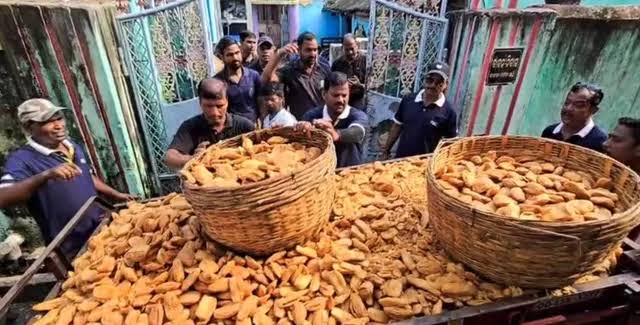 ପୁରୀରେ ଜବତ ହୋଇଥିବା ନିମ୍ନମାନର ଖଜା, AI generated