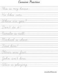 Practice Cursive Writing Short Sentences Cursive Writing Worksheets Handwriting Practice Worksheets Teaching Cursive